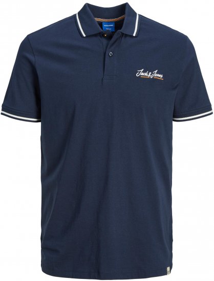Jack & Jones JORPAUL TONS Polo shirt Navy - Polokošele - Polokošele 2XL-8XL