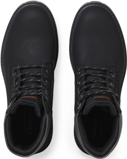 Jack & Jones FINIUS Lace-Up Boots Black - Pánske topánky 40-52 - 