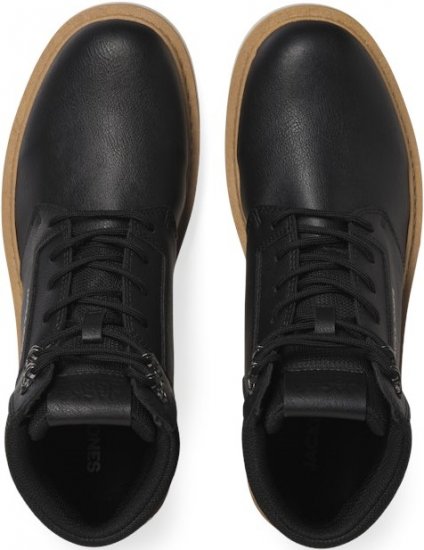 Jack & Jones OHIO Lace-Up Boots Black - Pánske topánky 40-52 - 
