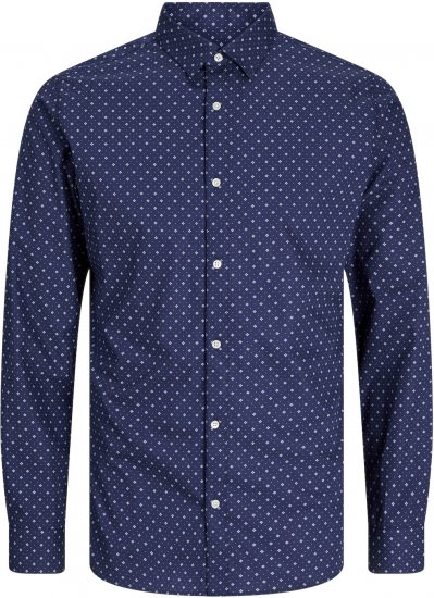 Jack & Jones JOE Dress Shirt LS Navy Blazer - Košele - Košele 2XL-10XL
