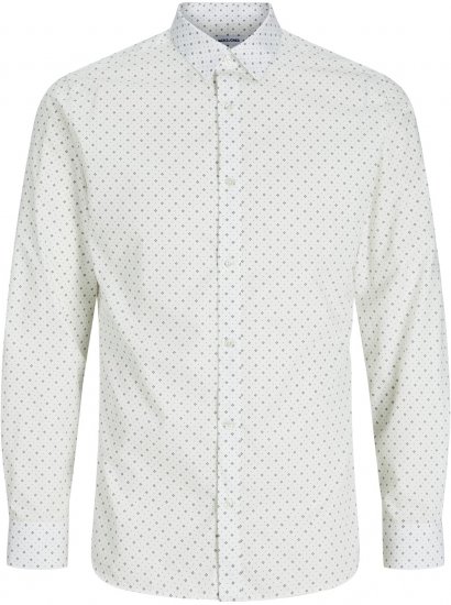 Jack & Jones JOE Dress Shirt LS White - Košele - Košele 2XL-10XL