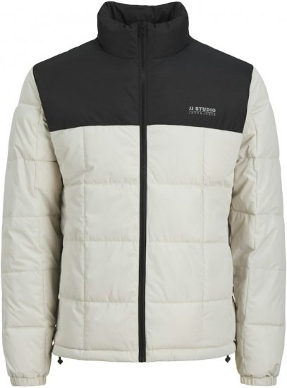 Jack & Jones BEN Windproof Jacket White - Bundy - Bundy Nadmerné Veľkosti 2XL-8XL