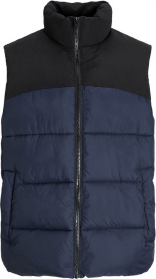 Jack & Jones MOON Bodywarmer Navy Blazer - Bundy - Bundy Nadmerné Veľkosti 2XL-8XL