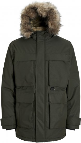 Jack & Jones STAR Parka Green - Bundy - Bundy Nadmerné Veľkosti 2XL-8XL