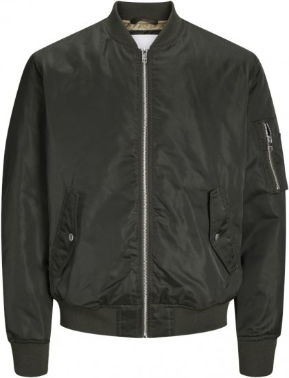 Jack & Jones OCEAN Bomber Jacket Black - Bundy - Bundy Nadmerné Veľkosti 2XL-8XL