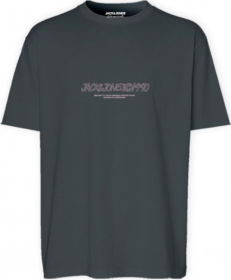 Jack & Jones JORBRONX T-Shirt Dark Turquoise Green - Tričká - Nadrozmerné tričká - 2XL-14XL