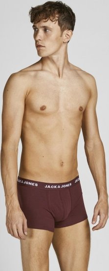 Jack & Jones EVERYDAY Trunks 5 Pack Black - Spodná bielizeň - Spodné Prádlo 2XL-8XL