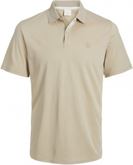 Jack & Jones Rodney Polo Shirt Fields Of Rye - Polokošele - Polokošele 2XL-8XL
