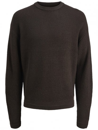 Jack & Jones Kaito Knit Crew Neck Pullover Delicioso - Mikiny & mikiny bez kapucne - Mikiny & Mikiny s Kapucňou 2XL-12XL