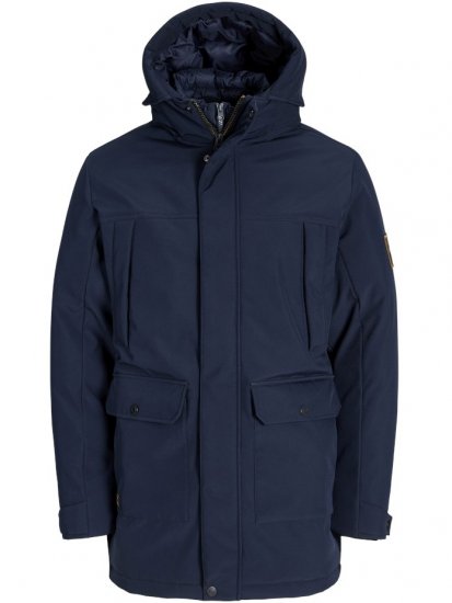 Jack & Jones Finn Softshell Parka Sky Captain - Bundy - Bundy Nadmerné Veľkosti 2XL-8XL