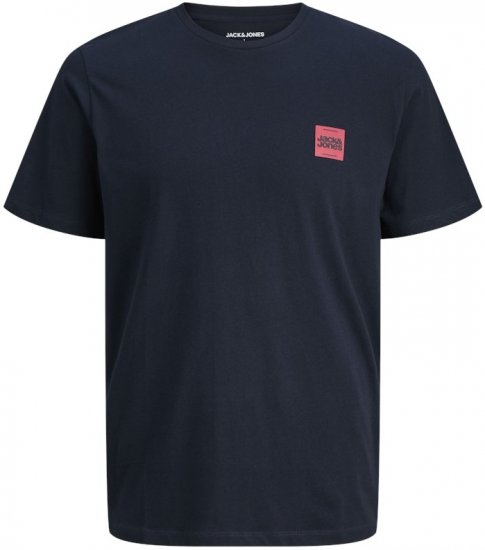 Jack & Jones Brandy Crew Neck T-Shirt Sky Captain - Tričká - Nadrozmerné tričká - 2XL-14XL