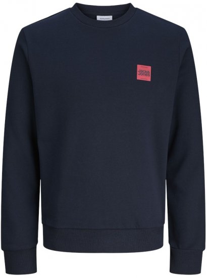 Jack & Jones Brandy Crew Neck Sweatshirt Sky Captain - Mikiny & mikiny bez kapucne - Mikiny & Mikiny s Kapucňou 2XL-12XL
