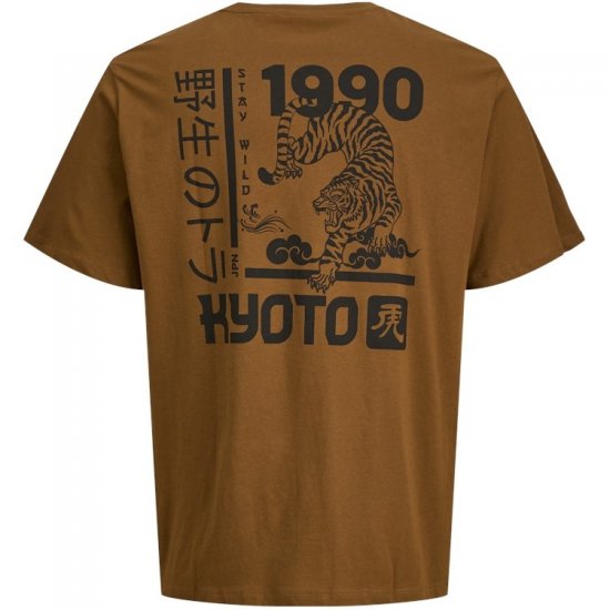 Jack & Jones Miko Crew Neck T-Shirt Monks Robe - Tričká - Nadrozmerné tričká - 2XL-14XL