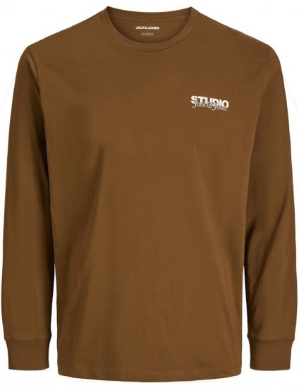 Jack & Jones Yuki Crew Neck Sweatshirt Monks Robe - Mikiny & mikiny bez kapucne - Mikiny & Mikiny s Kapucňou 2XL-12XL