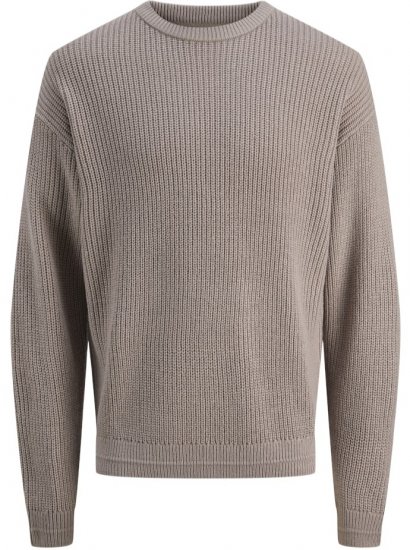 Jack & Jones Kaito Knit Crew Neck Pullover Atmosphere - Mikiny & mikiny bez kapucne - Mikiny & Mikiny s Kapucňou 2XL-12XL