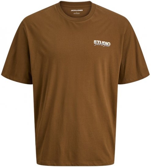 Jack & Jones Yuki Crew Neck T-Shirt Monks Robe - Tričká - Nadrozmerné tričká - 2XL-14XL