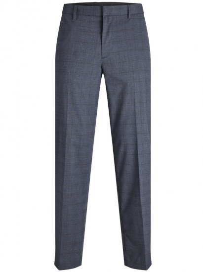 Jack & Jones Harry Pedro Formal Check Trousers Dark Navy - Obleky - Obleky 2XL-8XL
