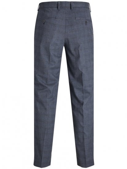 Jack & Jones Harry Pedro Formal Check Trousers Dark Navy - Obleky - Obleky 2XL-8XL