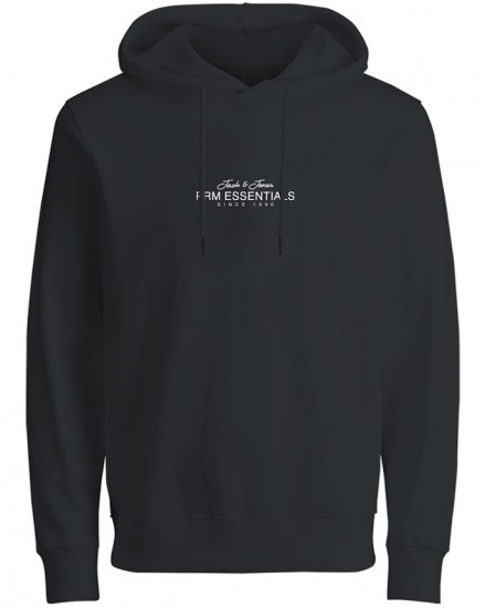 Jack & Jones Casper Sweatshirt Black - Mikiny & mikiny bez kapucne - Mikiny & Mikiny s Kapucňou 2XL-12XL
