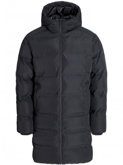 Jack & Jones Soho Long Puffer Jacket Black - Bundy - Bundy Nadmerné Veľkosti 2XL-8XL