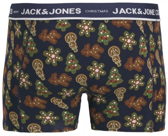 Jack & Jones Gingerbread Trunks 3-Pack Black - Spodná bielizeň - Spodné Prádlo 2XL-8XL