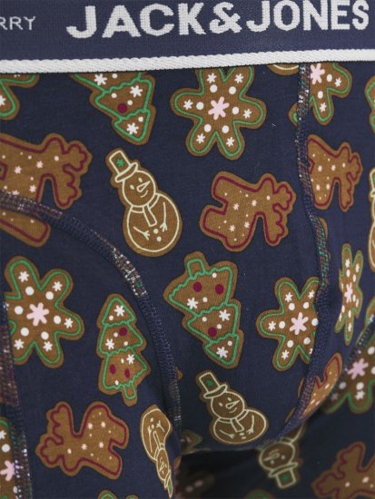 Jack & Jones Gingerbread Trunks 3-Pack Black - Spodná bielizeň - Spodné Prádlo 2XL-8XL