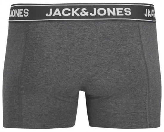 Jack & Jones Black Friday Trunks 3-Pack Grey Black - Spodná bielizeň - Spodné Prádlo 2XL-8XL