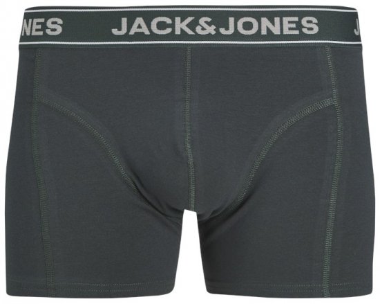 Jack & Jones Black Friday Trunks 5-Pack Black Grey Blue White - Spodná bielizeň - Spodné Prádlo 2XL-8XL