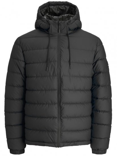 Jack & Jones Point PU Puffer Jacket Black - Bundy - Bundy Nadmerné Veľkosti 2XL-8XL