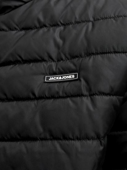 Jack & Jones Elvis Light Puffer Collar Jacket Black - Bundy - Bundy Nadmerné Veľkosti 2XL-8XL