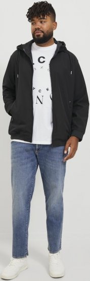 Jack & Jones BASIC Water-Resistant Softshell Jacket Black - Bundy - Bundy Nadmerné Veľkosti 2XL-8XL