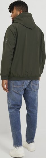 Jack & Jones BASIC Water-Resistant Softshell Jacket Green - Bundy - Bundy Nadmerné Veľkosti 2XL-8XL
