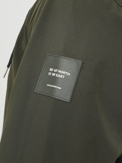 Jack & Jones BASIC Water-Resistant Softshell Jacket Green - Bundy - Bundy Nadmerné Veľkosti 2XL-8XL