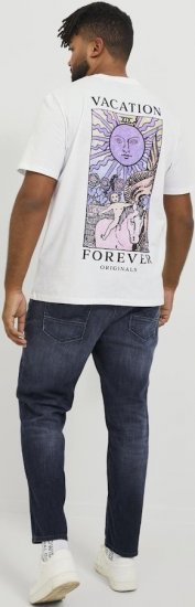 Jack & Jones GLENN FOX GE 224 Jeans Blue Denim - Džínsy & nohavice - Džínsy a Nohavice - W40-W70