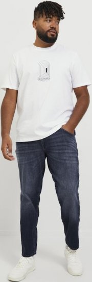 Jack & Jones GLENN FOX GE 224 Jeans Blue Denim - Džínsy & nohavice - Džínsy a Nohavice - W40-W70