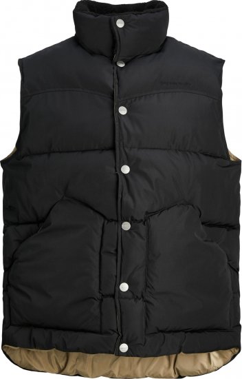 Jack & Jones JORLAKEWOOD BODYWARMER Black - Bundy - Bundy Nadmerné Veľkosti 2XL-8XL