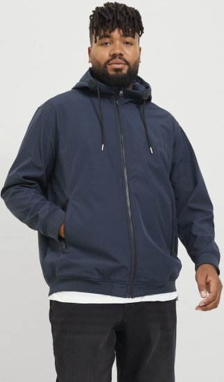 Jack & Jones BASIC Water-Resistant Softshell Jacket Navy Blazer - Bundy - Bundy Nadmerné Veľkosti 2XL-8XL
