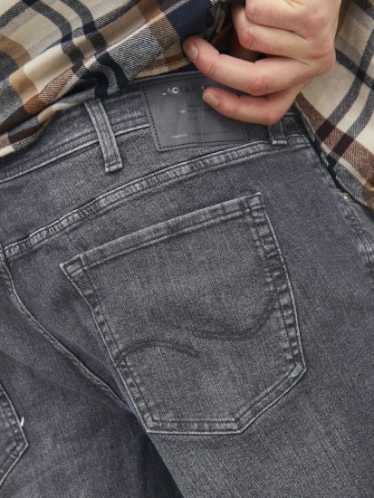 Jack & Jones MIKE ORIGINAL SQ 270 Jeans Black Denim - Džínsy & nohavice - Džínsy a Nohavice - W40-W70