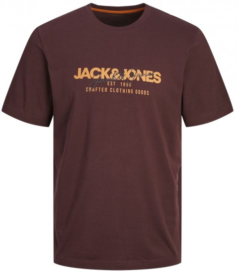 Jack & Jones JJALVIS Vineyard Wine - Tričká - Nadrozmerné tričká - 2XL-14XL