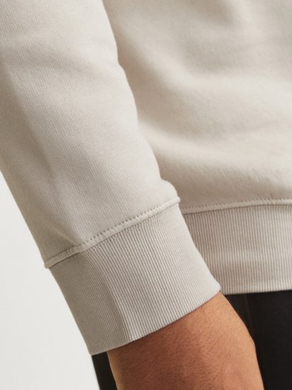 Jack & Jones LEGACY 2 Color Hoodie Beige - Mikiny & mikiny bez kapucne - Mikiny & Mikiny s Kapucňou 2XL-12XL