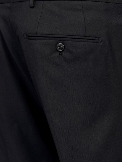 Jack & Jones SOLARIS Trousers Black - Obleky - Obleky 2XL-8XL