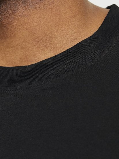 Jack & Jones JJEBRADLEY T-Shirt Black - Tričká - Nadrozmerné tričká - 2XL-14XL