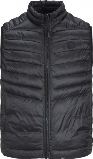 Jack & Jones SPRINT BODYWARMER With Collar Black - Bundy - Bundy Nadmerné Veľkosti 2XL-8XL