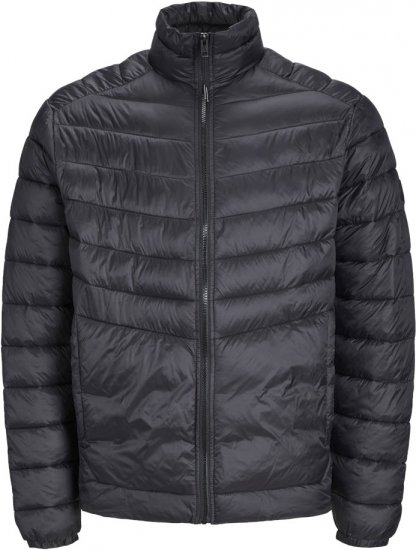 Jack & Jones SPRINT Quilted Collar Jacket Black - Bundy - Bundy Nadmerné Veľkosti 2XL-8XL