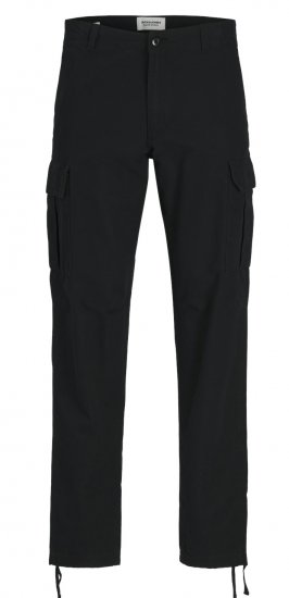 Jack & Jones JPSTKANE JJBARKLEY Cargopants Black - Džínsy & nohavice - Džínsy a Nohavice - W40-W70