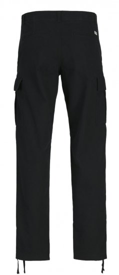 Jack & Jones JPSTKANE JJBARKLEY Cargopants Black - Džínsy & nohavice - Džínsy a Nohavice - W40-W70