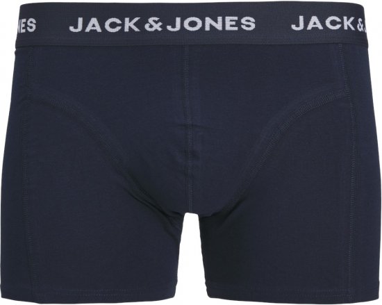 Jack & Jones JACCAMOFLAGE Trunks 3-Pack Navy Blazer - Spodná bielizeň - Spodné Prádlo 2XL-8XL