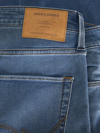 Jack & Jones JJIMIKE JJICON I.K. SQ 027 Jeans Blue Denim - Džínsy & nohavice - Džínsy a Nohavice - W40-W70
