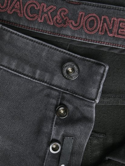 Jack & Jones JJIMIKE JJICON I.K. SQ 028 Jeans Black Denim - Džínsy & nohavice - Džínsy a Nohavice - W40-W70