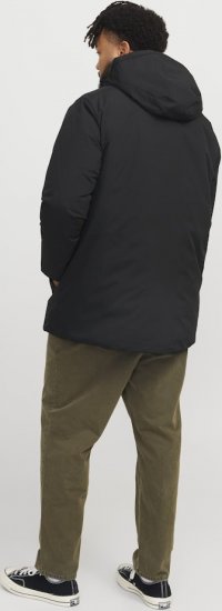 Jack & Jones PAYNE Windproof Parka Black - Bundy - Bundy Nadmerné Veľkosti 2XL-8XL